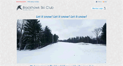 Desktop Screenshot of blackhawkskiclub.org