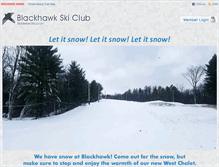 Tablet Screenshot of blackhawkskiclub.org